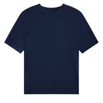 Cashmere and silk tee-shirt navy blue | Elio | Linnea Lund