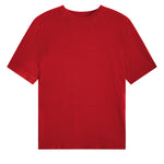 Cashmere and silk tee-shirt red | Elio | Linnea Lund