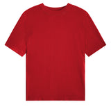 Cashmere and silk tee-shirt red | Elio | Linnea Lund