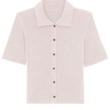 Cashmere polo light pink - packshot | Elise | Linnea Lund