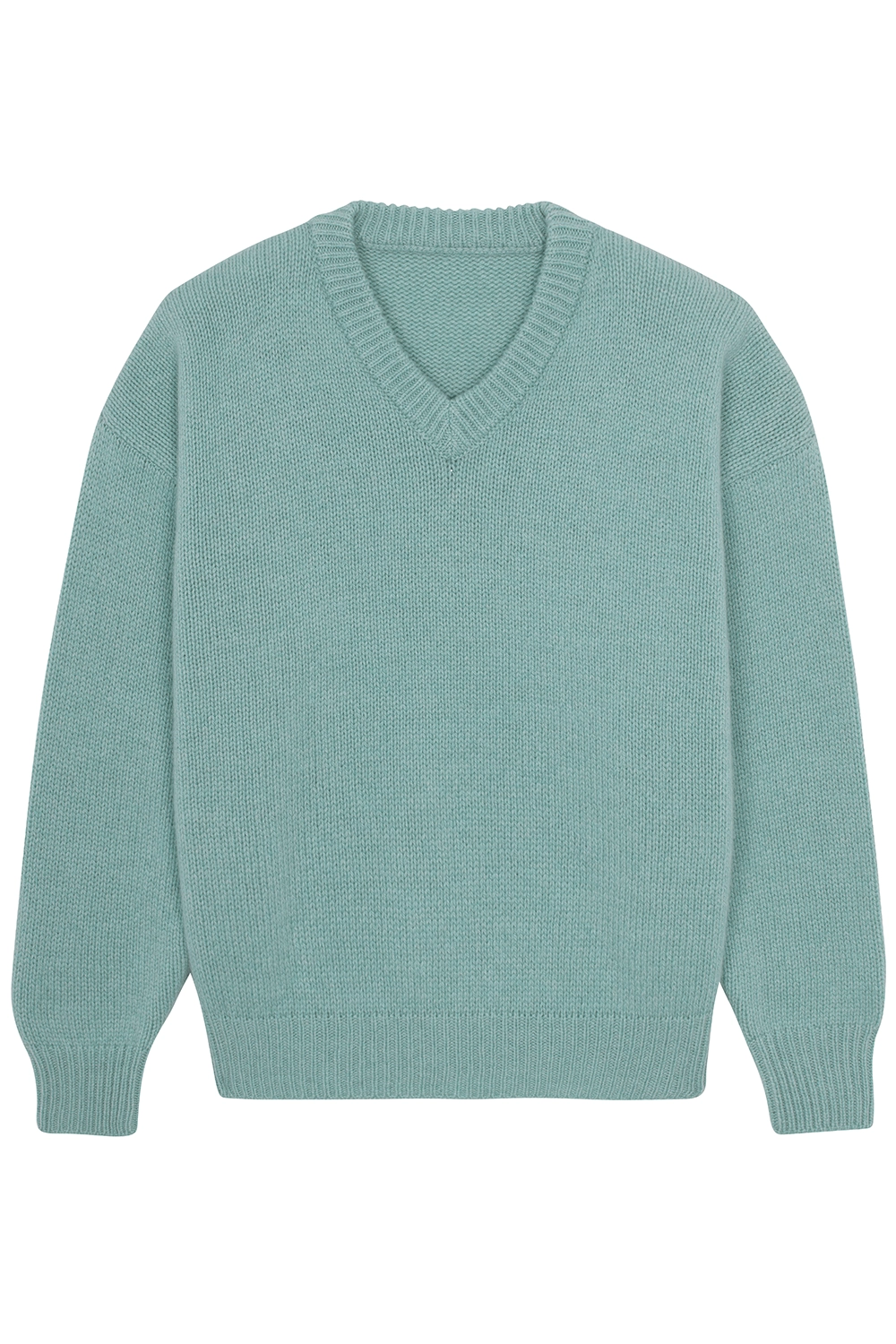 aqua color cashmere sweater women - packshot | Emilie | Linnea Lund