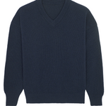 blue color cashmere sweater women - packshot | Emilie | Linnea Lund