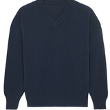 blue color cashmere sweater women - packshot | Emilie | Linnea Lund