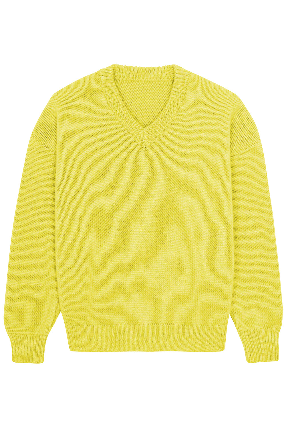 flash yellow cashmere sweater women - packshot | Emilie | Linnea Lund