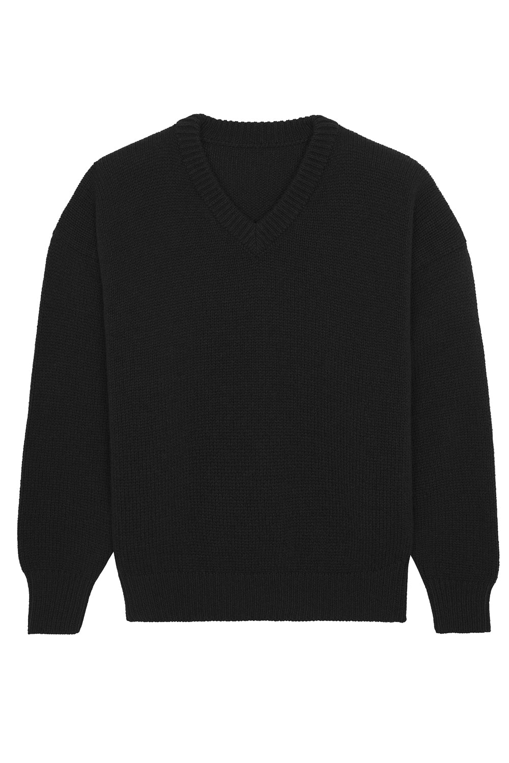 black cashmere sweater women - packshot | Emilie | Linnea Lund