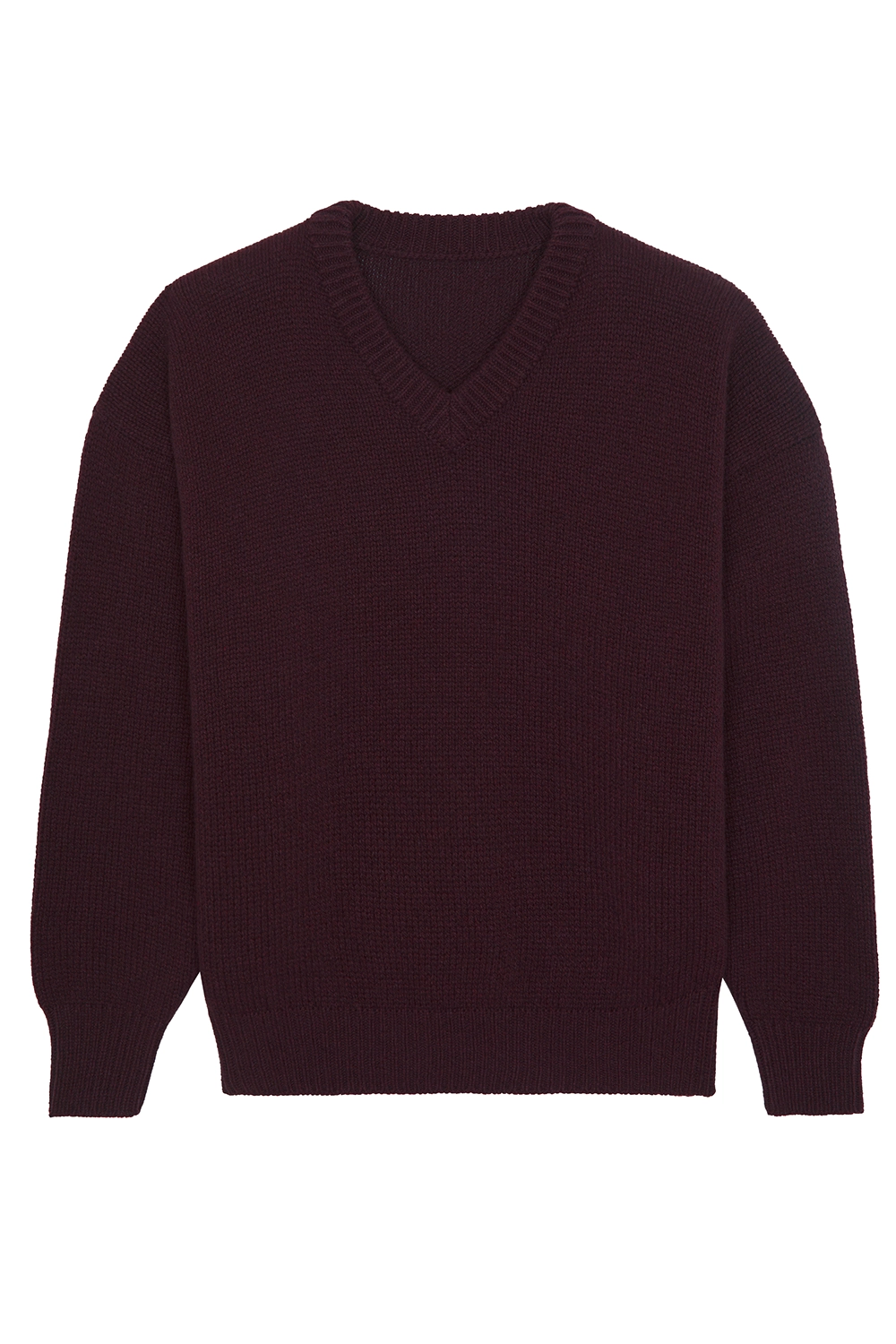 bordeaux red cashmere sweater women - packshot | Emilie | Linnea Lund