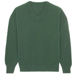 Green woman cashmere sweater - packshot | Emilie | Linnea Lund
