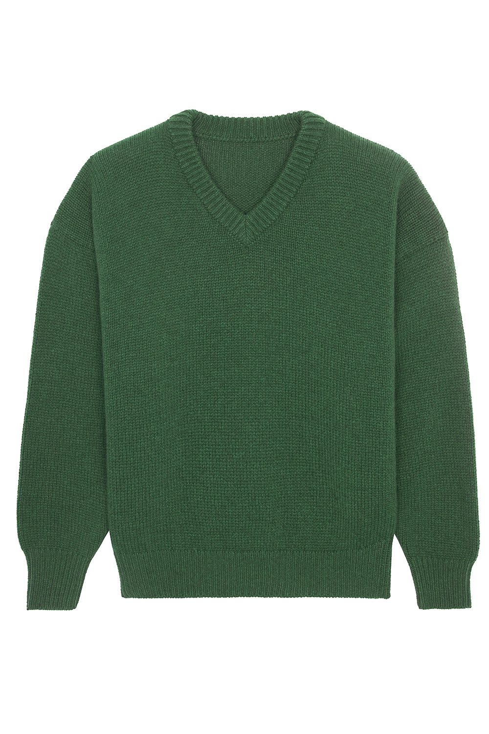 green cashmere sweater women - packshot | Emilie | Linnea Lund