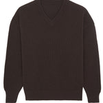 brown chocolate color cashmere sweater women - packshot | Emilie | Linnea Lund