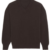 brown chocolate color cashmere sweater women - packshot | Emilie | Linnea Lund