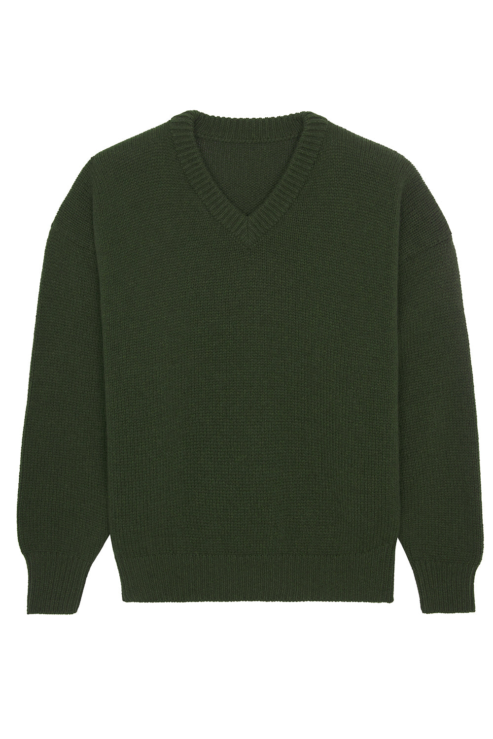 dark green cashmere sweater women - packshot | Emilie | Linnea Lund