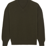 kaki cashmere sweater women - packshot | Emilie | Linnea Lund