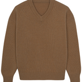 brown cashmere sweater women - packshot | Emilie | Linnea Lund