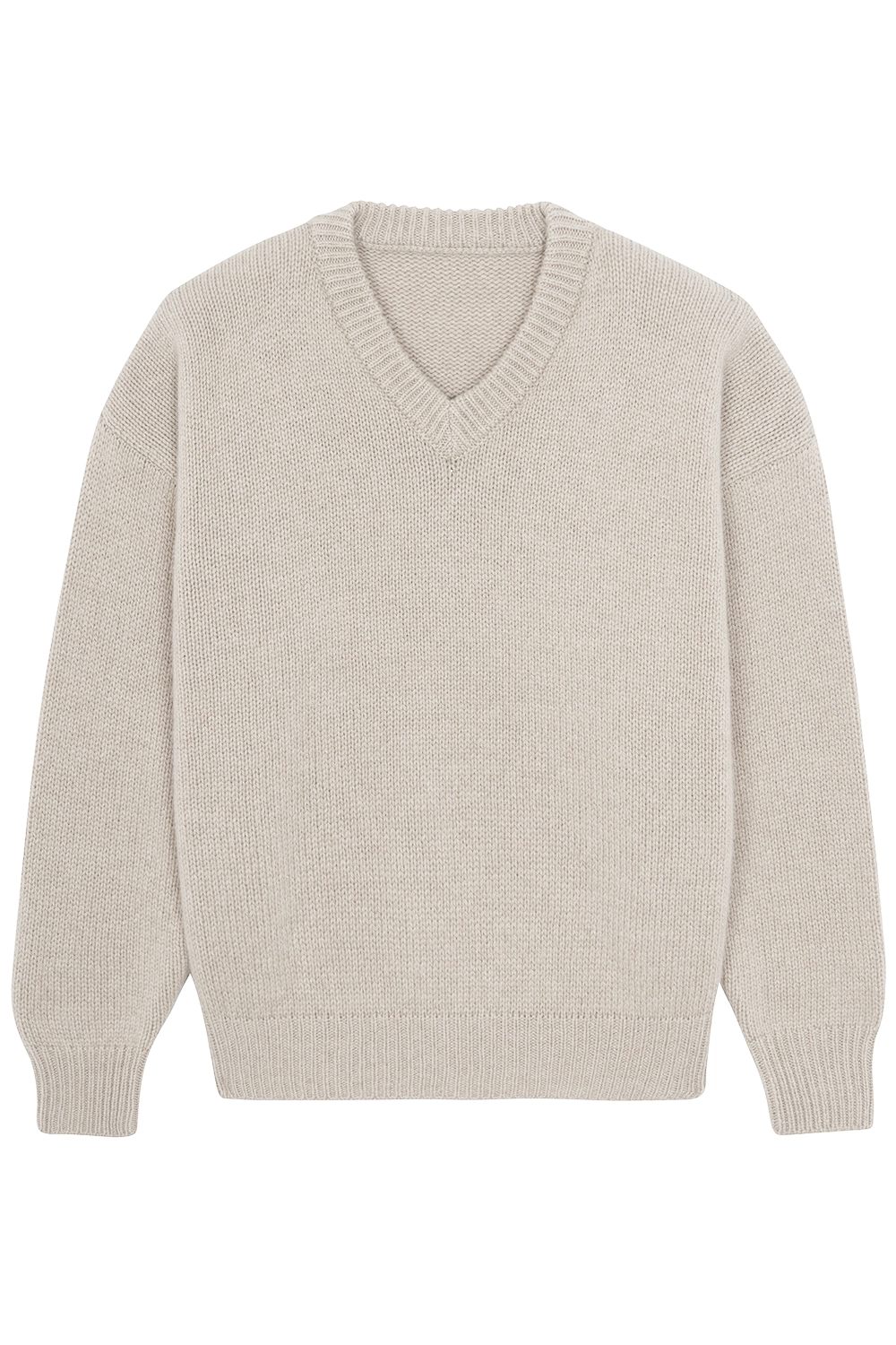 beige cashmere sweater women - packshot | Emilie | Linnea Lund