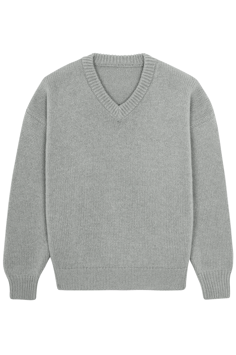 light grey cashmere sweater women - packshot | Emilie | Linnea Lund