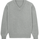 light grey cashmere sweater women - packshot | Emilie | Linnea Lund