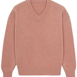 pink gold color cashmere sweater women - packshot | Emilie | Linnea Lund