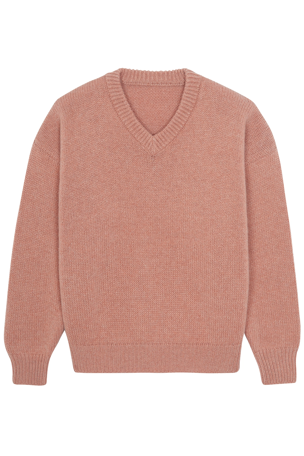 pink gold color cashmere sweater women - packshot | Emilie | Linnea Lund