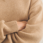 sand beige cashmere sweater women - focus | Emilie | Linnea Lund