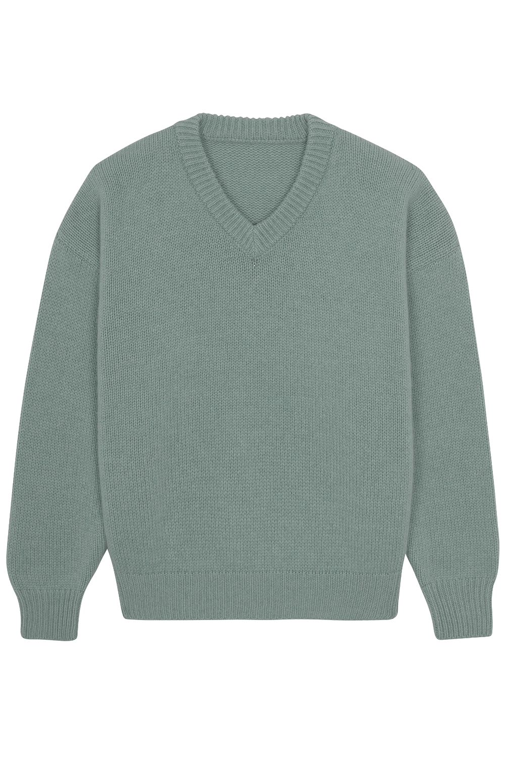 verdigris color cashmere sweater women - packshot | Emilie | Linnea Lund