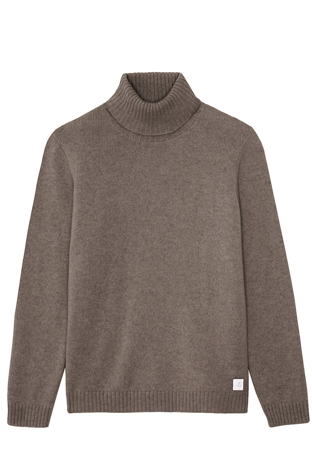 Taupe men cashmere sweater - packshot | François | Linnea Lund
