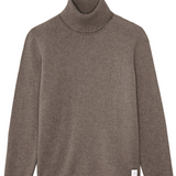 Taupe men cashmere sweater - packshot | François | Linnea Lund