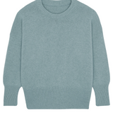 Aqua color cashmere sweater women - packshot | Francesca | Linnea Lund