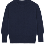 Blue cashmere sweater women - packshot | Francesca | Linnea Lund