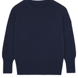 Blue cashmere sweater women - packshot | Francesca | Linnea Lund