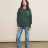 Green cashmere sweater women - look | Francesca | Linnea Lund