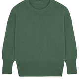 Green cashmere sweater women - packshot | Francesca | Linnea Lund