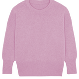Pink bubblegum color  cashmere sweater women - packshot | Francesca | Linnea Lund
