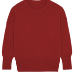 Flash red cashmere sweater women - packshot | Francesca | Linnea Lund