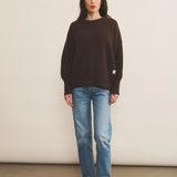 brown chocolate cashmere sweater women - look | Francesca | Linnea Lund