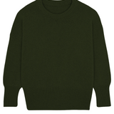 Dark green cashmere sweater women - packshot | Francesca | Linnea Lund