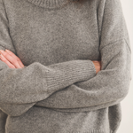 grey cashmere sweater women - focus | Francesca | Linnea Lund