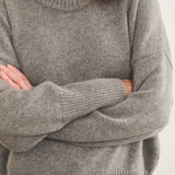 grey cashmere sweater women - focus | Francesca | Linnea Lund