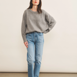 grey cashmere sweater women - look | Francesca | Linnea Lund