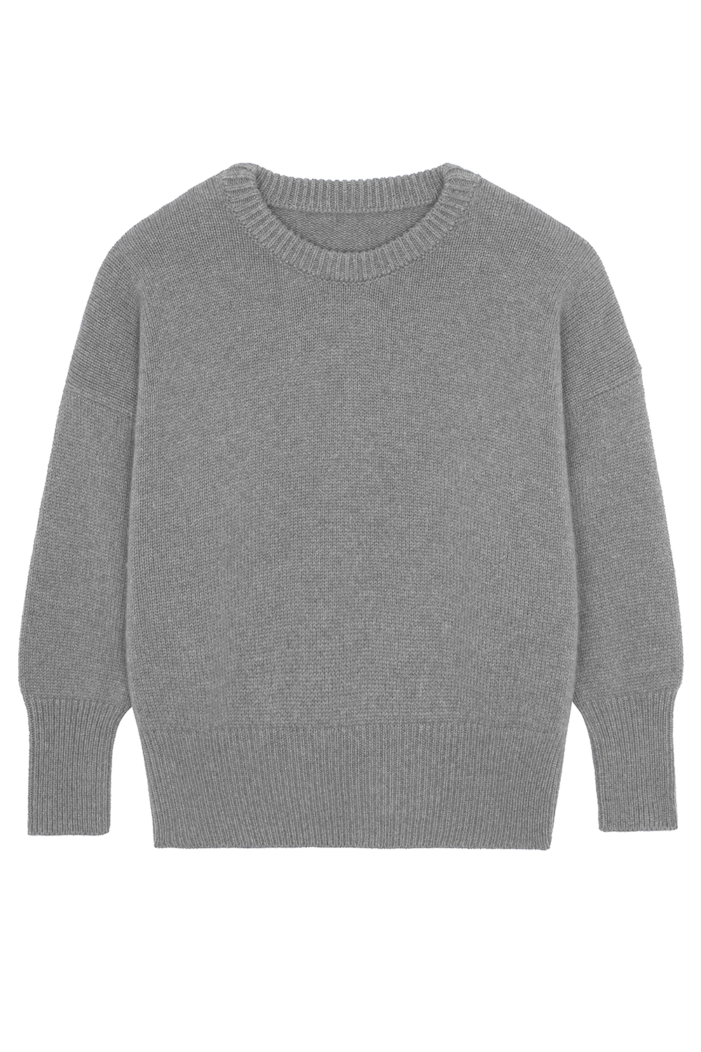 Grey cashmere sweater women - packshot | Francesca | Linnea Lund