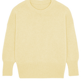 Light yellow cashmere sweater women - packshot | Francesca | Linnea Lund