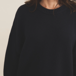 dark blue cashmere sweater women - focus| Francesca | Linnea Lund