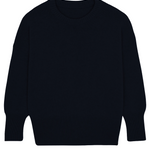 Dark blue cashmere sweater women - packshot | Francesca | Linnea Lund