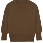 Brown cashmere sweater women - packshot | Francesca | Linnea Lund