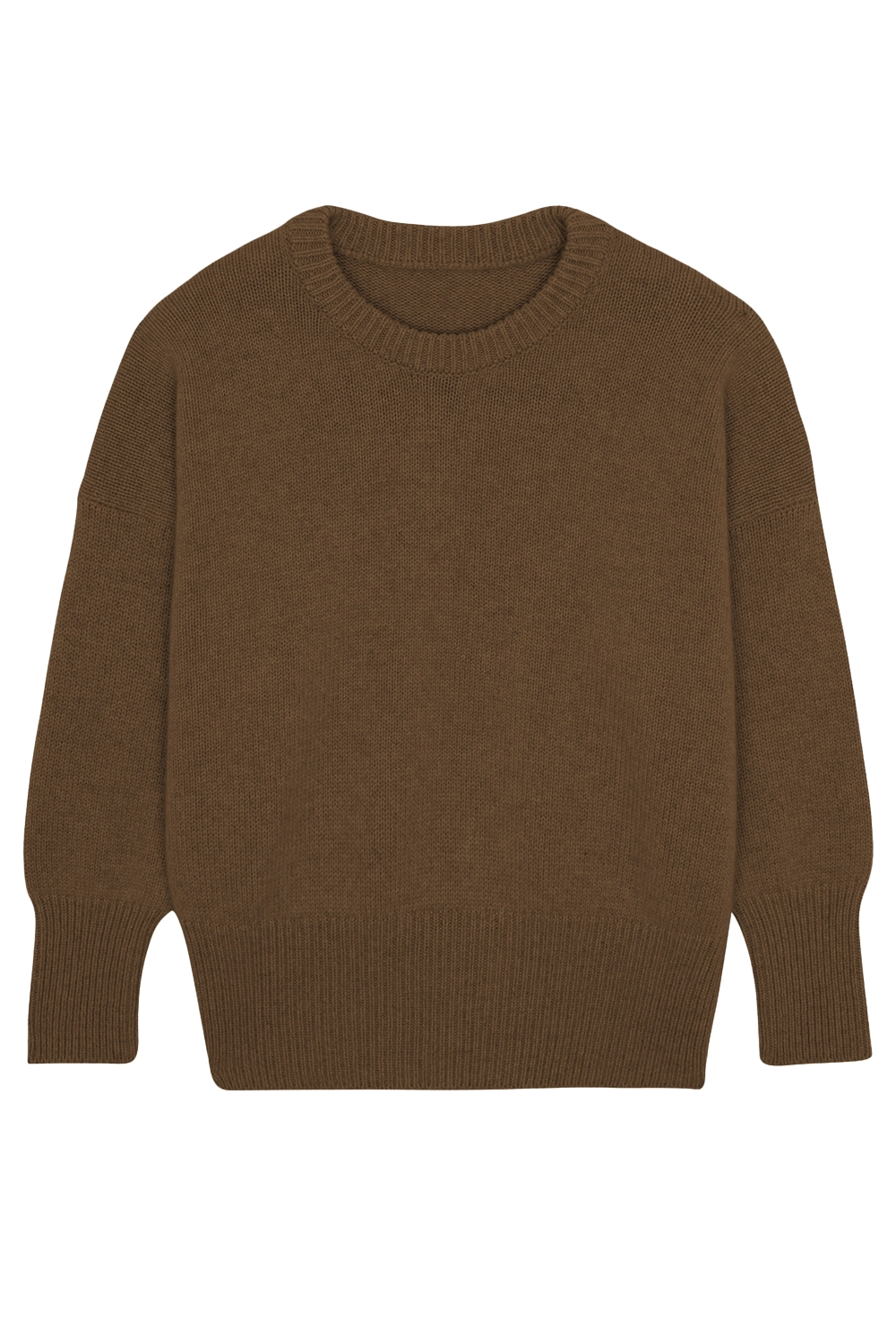 Brown cashmere sweater women - packshot | Francesca | Linnea Lund