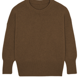 Brown cashmere sweater women - packshot | Francesca | Linnea Lund