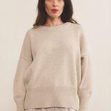 beige cashmere sweater women - look | Francesca | Linnea Lund