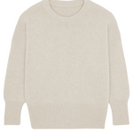 Beige cashmere sweater women - packshot | Francesca | Linnea Lund