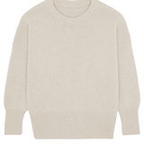 Beige cashmere sweater women - packshot | Francesca | Linnea Lund