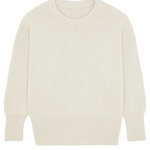 White cashmere sweater women - packshot | Francesca | Linnea Lund