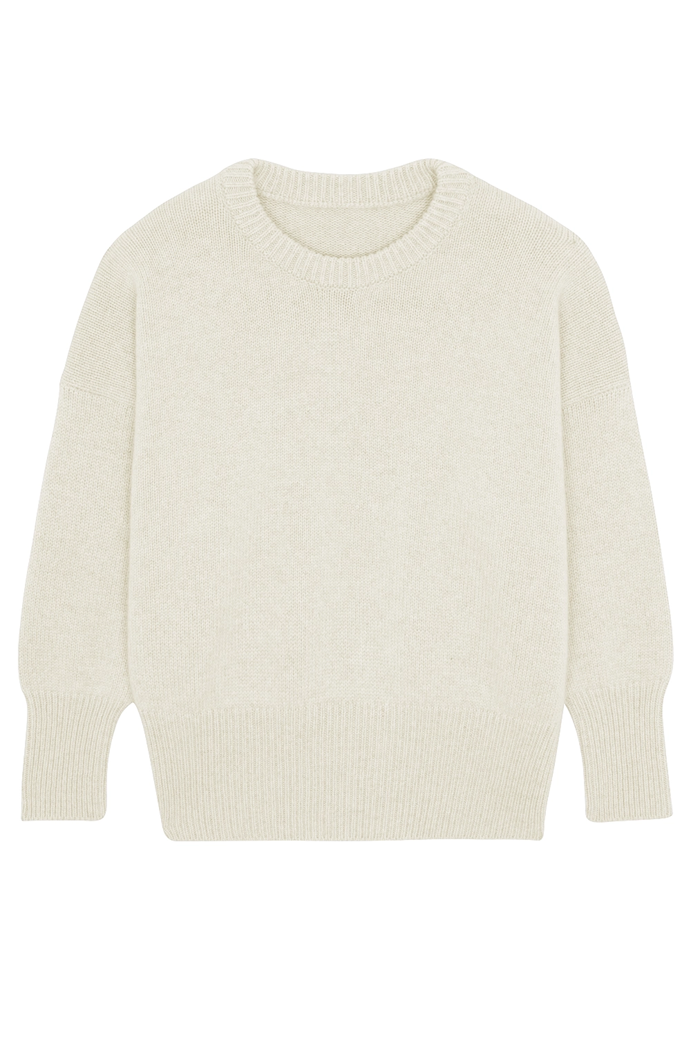 White cashmere sweater women - packshot | Francesca | Linnea Lund